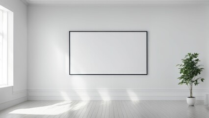 empty room with a window