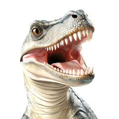 Obraz premium Cute Small Barosaurus isolated on a transparent background, png file, cut off bg, alpha canal