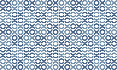 Blue and green seamless pattern with circles, Fuzzy spin spiral block repeat seamless pattern, design for fabric print or wallpaper, checkerboard, chessboard, check