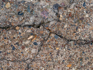 New light stone wall close up