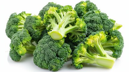 Broccoli on a white background
