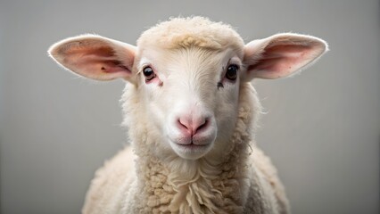 Fototapeta premium This Little Lamb Is Looking For A New Home. Will You Give Him One?