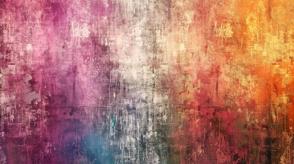 Colorful background with distressed markings