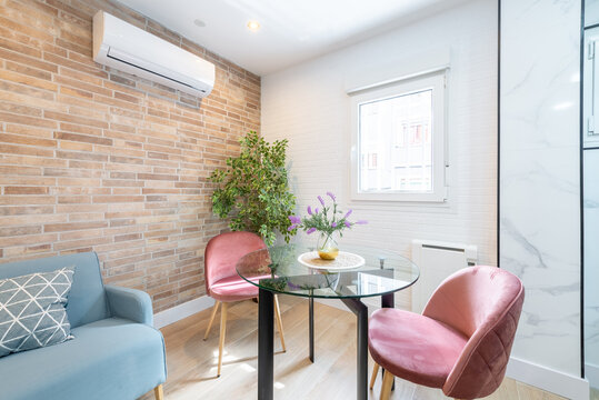 Modern small apartment with stylish interior design