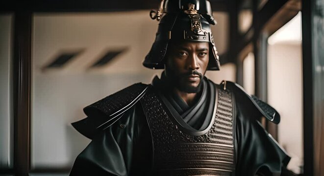 Black samurai in Japan.