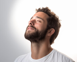 Obraz premium Emotional portrait of man.