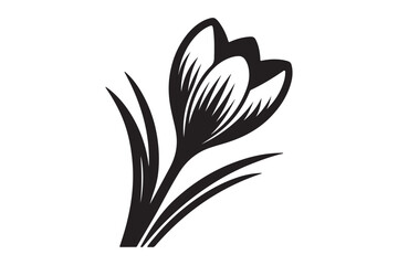 Flower Silhoutte Vector illustration