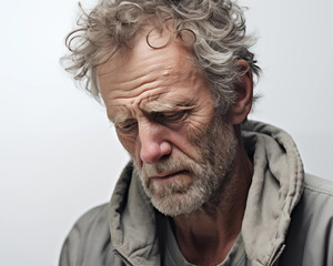 Fototapeta premium Emotional portrait of man.