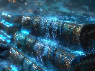 Enchanted Nebula Library: A Cosmic Literature Experience