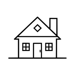 home outline, line art house, line art print, HOUSE clipart, cute house svg, lake house svg, Line Art, house, home, icon, building, estate, symbol, construction, architecture, vector, real, roof, wind