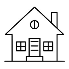 home outline, line art house, line art print, HOUSE clipart, cute house svg, lake house svg, Line Art, house, home, icon, building, estate, symbol, construction, architecture, vector, real, roof, wind