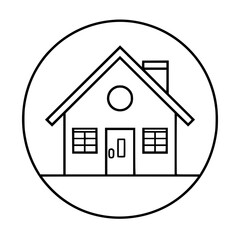 home outline, line art house, line art print, HOUSE clipart, cute house svg, lake house svg, Line Art, house, home, icon, building, estate, symbol, construction, architecture, vector, real, roof, wind