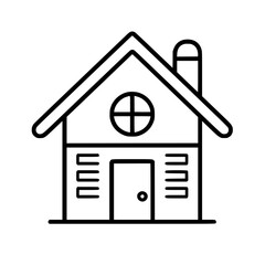 home outline, line art house, line art print, HOUSE clipart, cute house svg, lake house svg, Line Art, house, home, icon, building, estate, symbol, construction, architecture, vector, real, roof, wind