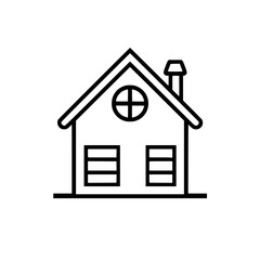 home outline, line art house, line art print, HOUSE clipart, cute house svg, lake house svg, Line Art, house, home, icon, building, estate, symbol, construction, architecture, vector, real, roof, wind