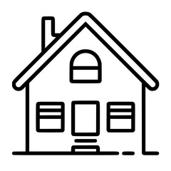 home outline, line art house, line art print, house clipart, cute house svg, lake house svg, line art, house, home, icon, building, estate, symbol, construction, architecture, vector, real, roof, wind