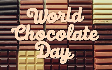 Fototapeta premium World Chocolate Day, chocolate images, chocolate splash