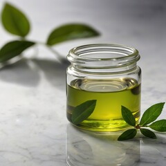 Facial serum from natural green tea