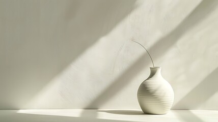 white vase on the table