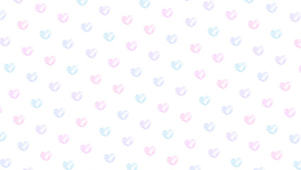 ハートジェムパターン⭐︎PNG