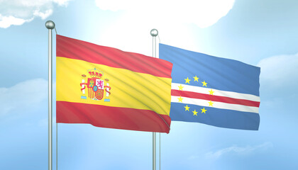 Spain and Cape Verde Flag Together A Concept of Relations