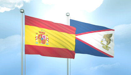 Spain and Samao Flag Together A Concept of Relations