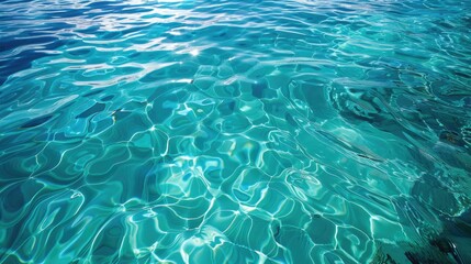 Obraz premium Blue waters that are transparent