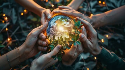 Magical Crystal Ball in Hands Symbolizing Social Enterprise and Community Empowerment