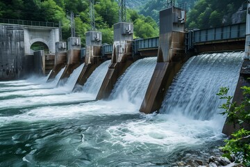 dam on the river