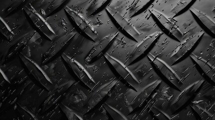 Background of black metal texture