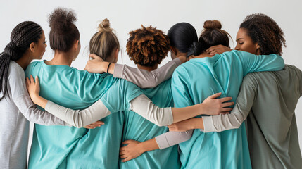 Diverse team of colleagues is finding strength and support in their shared experience