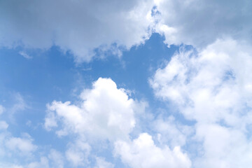 blue sky and clouds
