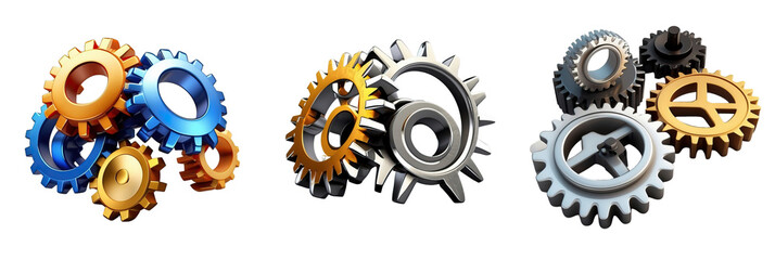 gear isolated on transparent background