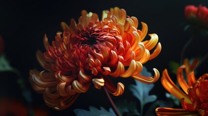 A vibrant Chrysanthemum