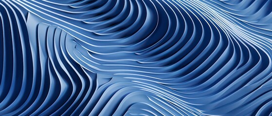 Blue wave texture on silk fabric, perfect for creating a light and airy atmosphere