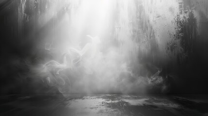 Abstract white and black background with spotless