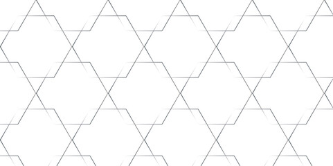 Fototapeta premium seamless pattern with hexagons. Abstract background with lines. Modern simple style hexagonal graphic concept. Background with hexagons.