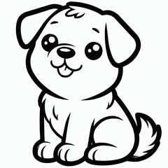 Obraz premium Dog / Puppy illustration - Vector