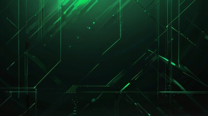 Abstract green cyber background