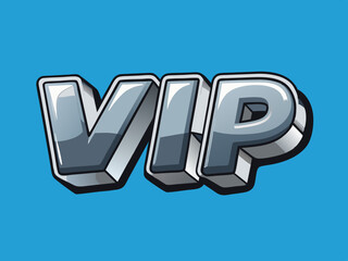 text-vip-3d-stainless-steel (1)