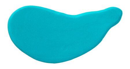 Plasticine is a light blue brush isolated on a transparent background.