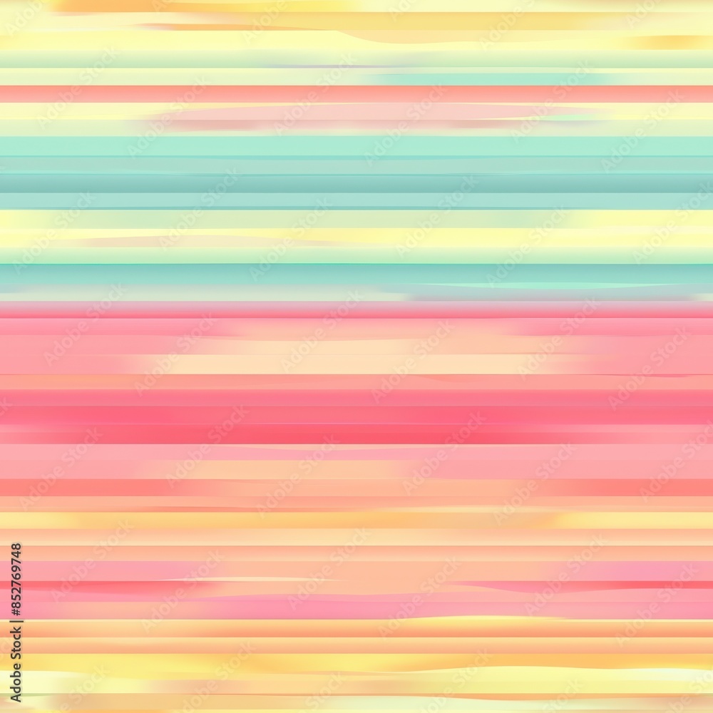Poster an abstract watercolor background featuring horizontal stripes in yellow, pink, and blue. the stripe