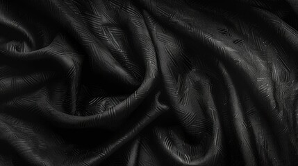 Obraz premium Texture of black cloth