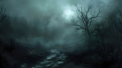 horror background. horror creepy film background genrated by AI. horror background wallpaper.




