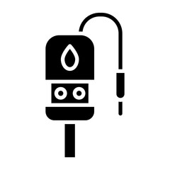 Ph Meter Vector Glyph Icon Design