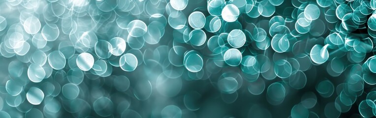 A blue background with many small circles. The circles are of different sizes and are scattered throughout the image. Scene is one of chaos and disorder, as the circles seem to be randomly placed