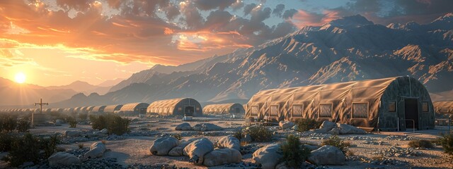 Futuristic Military Base Harnessing Renewable Microgrids for Uninterrupted Energy Security in the