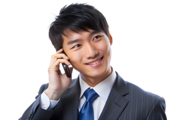 businessman talking on the phone