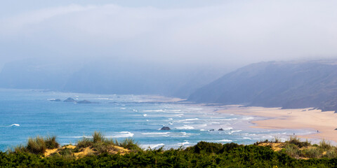 Landscape at Pontal da Carrapateira in Alagarve. Portugal.