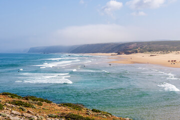 Landscape at Pontal da Carrapateira in Alagarve. Portugal.