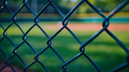 Fototapeta premium link fence